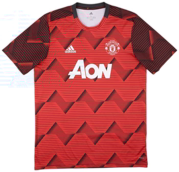 2019-20 Manchester United adidas Training Shirt - 9/10 - (L)