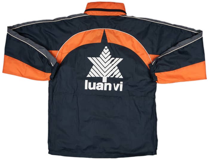 1998-99 Valencia Luanvi Hooded Rain Jacket - 7/10 - (L)