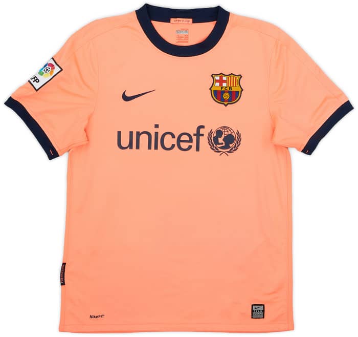 2009-10 Barcelona Away Shirt Messi #10 - 7/10 - (S)