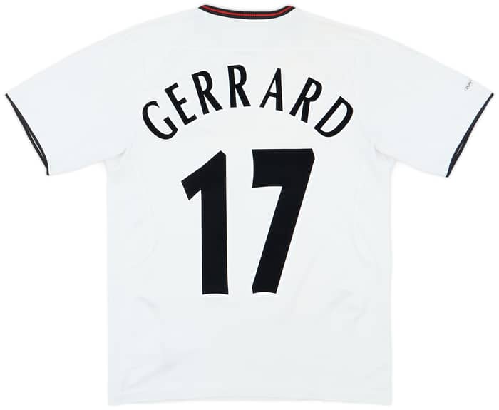 2003-04 Liverpool Away Shirt Gerrard #17 - 5/10 - (S)