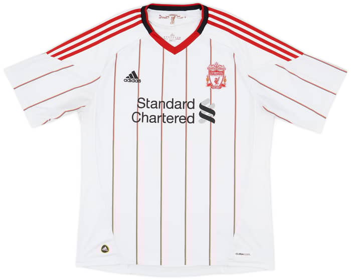 2010-11 Liverpool Away Shirt Gerrard #8 - 6/10 - (XL)