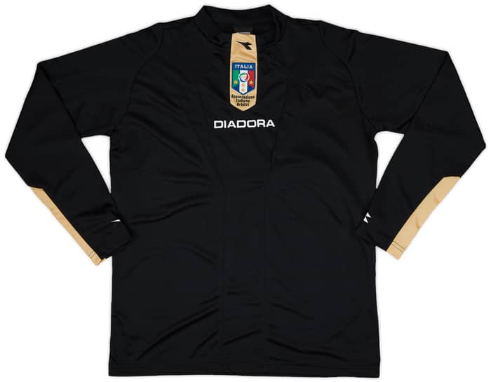 2007-09 Italy Diadora Referee L/S Shirt - 9/10 - (M)