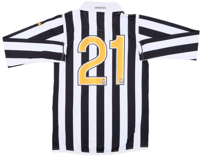 2006-07 Juventus Home L/S Shirt #21 - 7/10 - (S)