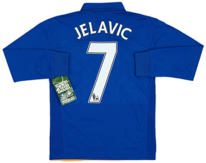 2011-12 Everton Home L/S Shirt Jelavic #7 (M.Boys)