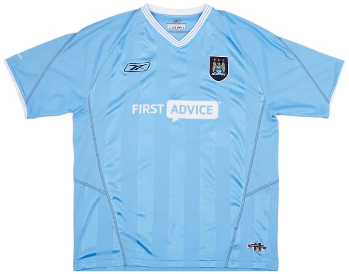 2003-04 Manchester City Home Shirt Anelka #39 - 9/10 - (L)