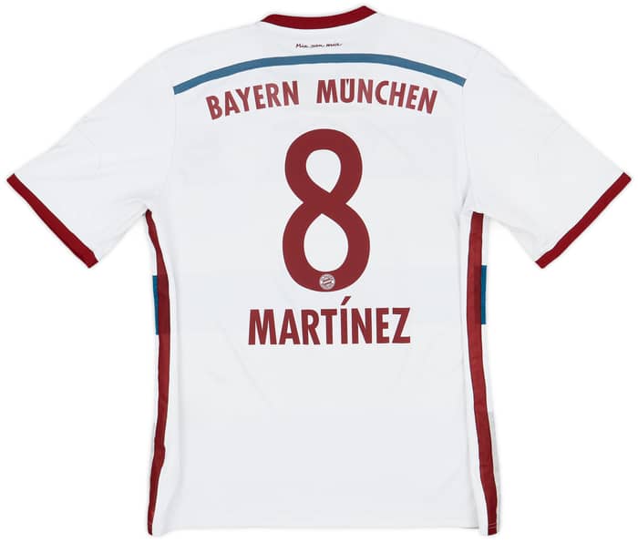 2014-15 Bayern Munich Away Shirt Martinez #8 - 6/10 - (L)
