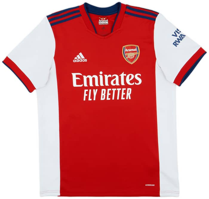 2021-22 Arsenal Home Shirt Martinelli #35 - 9/10 - (L)
