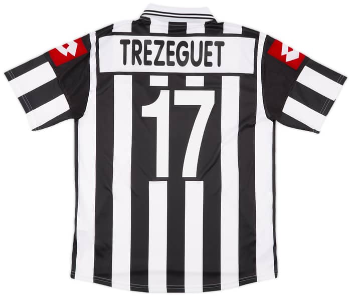 2000-01 Juventus European Home Shirt Trezeguet #17 - 9/10 - (L)
