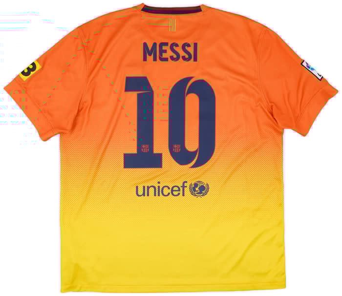 2012-13 Barcelona Away Shirt Messi #10 - 7/10 - (XL)
