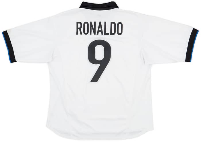 1998-99 Inter Milan Away Shirt Ronaldo #9 - 6/10 - (L)