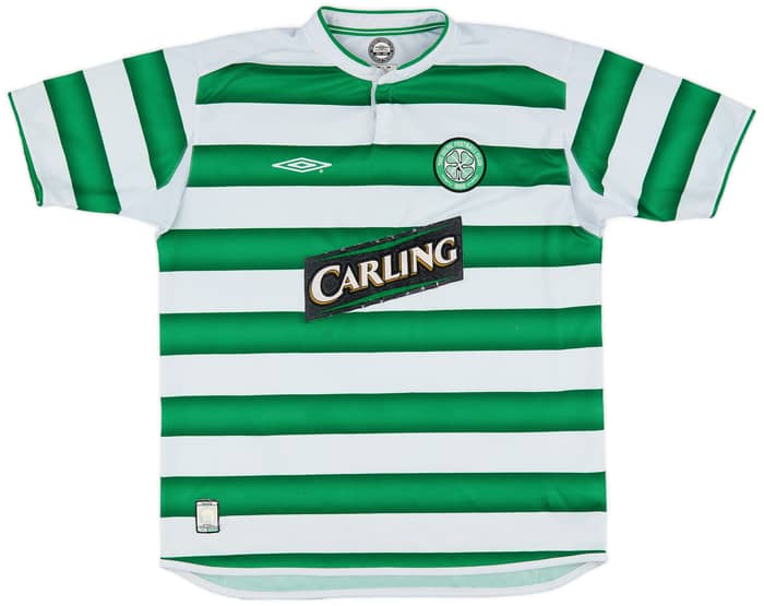 2003-04 Celtic Home Shirt Lambert #14 - 6/10 - (L)