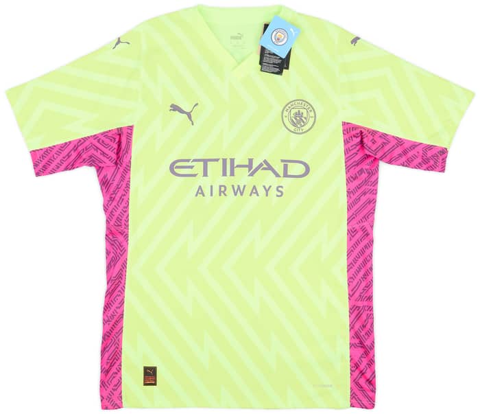 2023-24 Manchester City Player Issue GK S/S Shirt Ederson #31