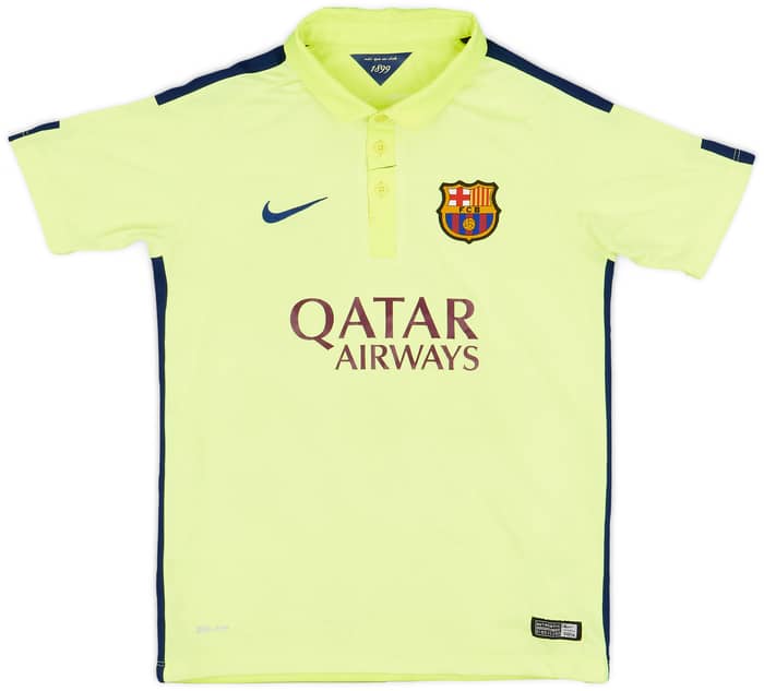 2014-15 Barcelona Third Shirt - 6/10 - (L.Boys)