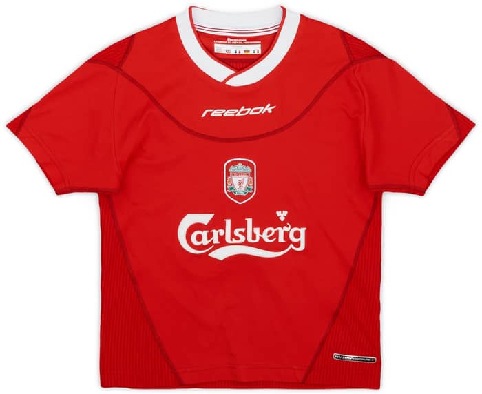 2002-04 Liverpool Home Shirt Owen #10 - 7/10 - (S.Boys)