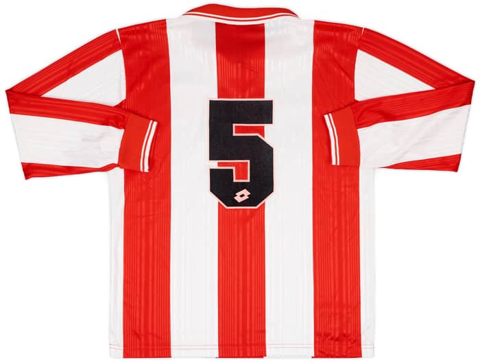 1997-98 Vicenza Match Issue Home L/S Shirt #5