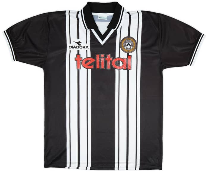 1998-99 Udinese European Home Shirt Amoroso #7 - 6/10 - (XL)