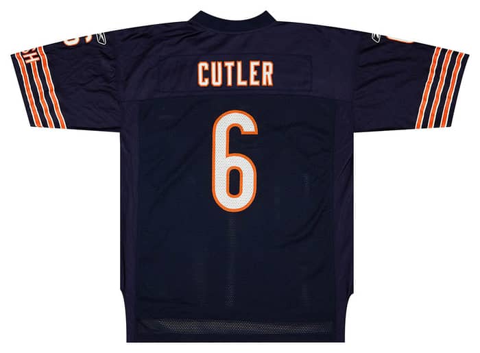 2009 Chicago Bears Cutler #6 Reebok On Field Jersey (Home) XL