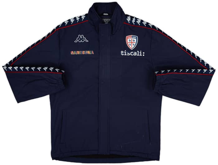 2014-15 Cagliari Kappa Track Jacket - 6/10 - (XL)