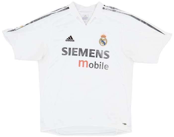 2004-05 Real Madrid Home Shirt Zidane #5 - 5/10 - (L)