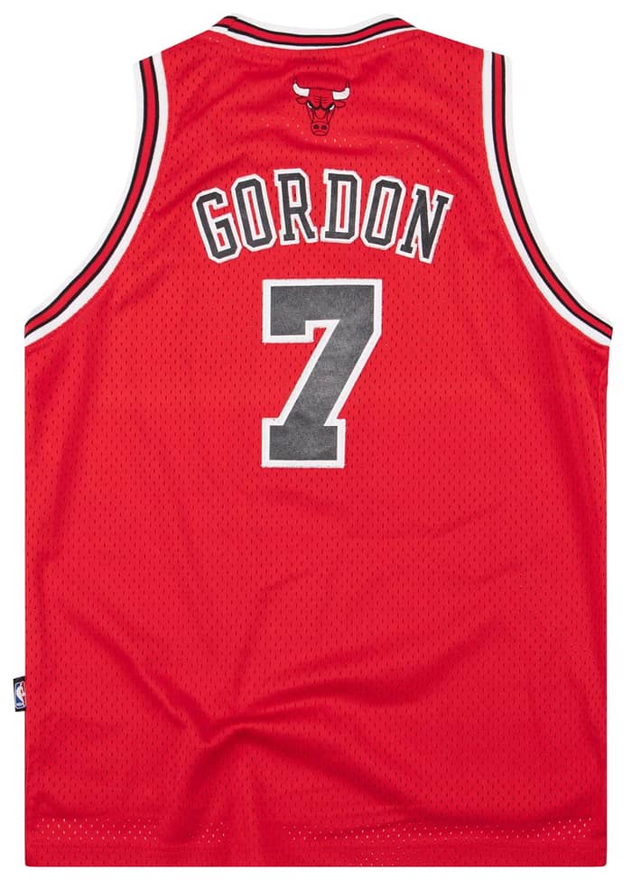 2006-09 Chicago Bulls Gordon #7 adidas Swingman Jersey (Away) Y