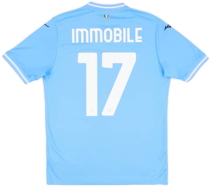 2023-24 Lazio Home Shirt Immobile #17