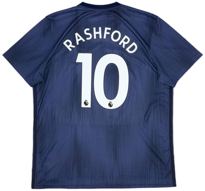 2018-19 Manchester United Third Shirt Rashford #10 - 7/10 - (XL)