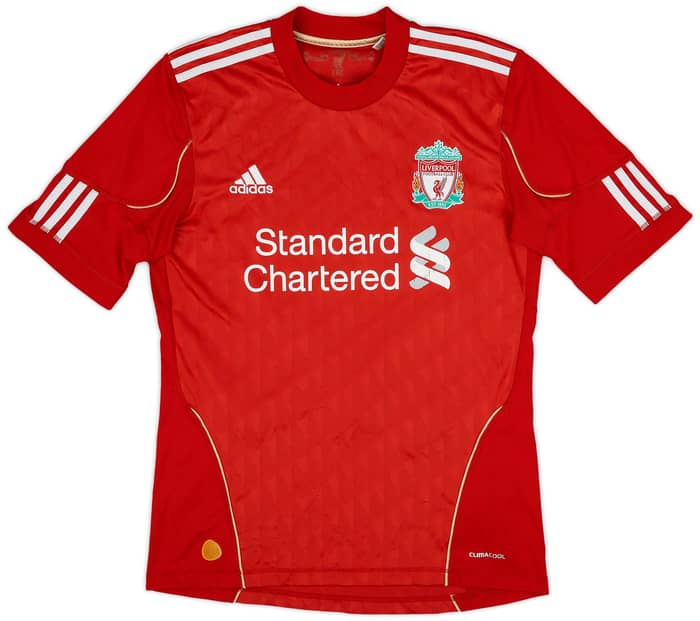 2010-12 Liverpool Home Shirt Gerrard #8 - 6/10 - (S)