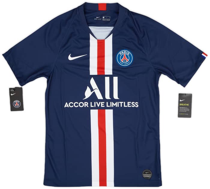 2019-20 Paris Saint-Germain Home Shirt Mbappe #7 (S)
