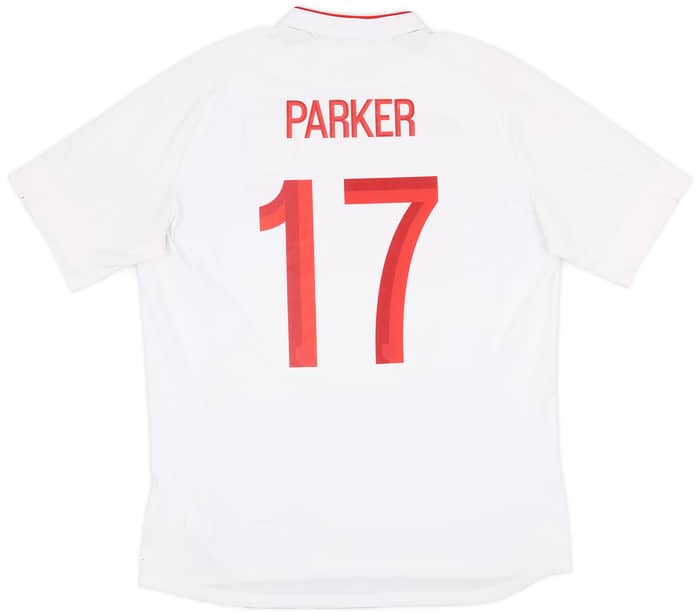 2012-13 England Home Shirt Parker #17 - 8/10 - (XXL)