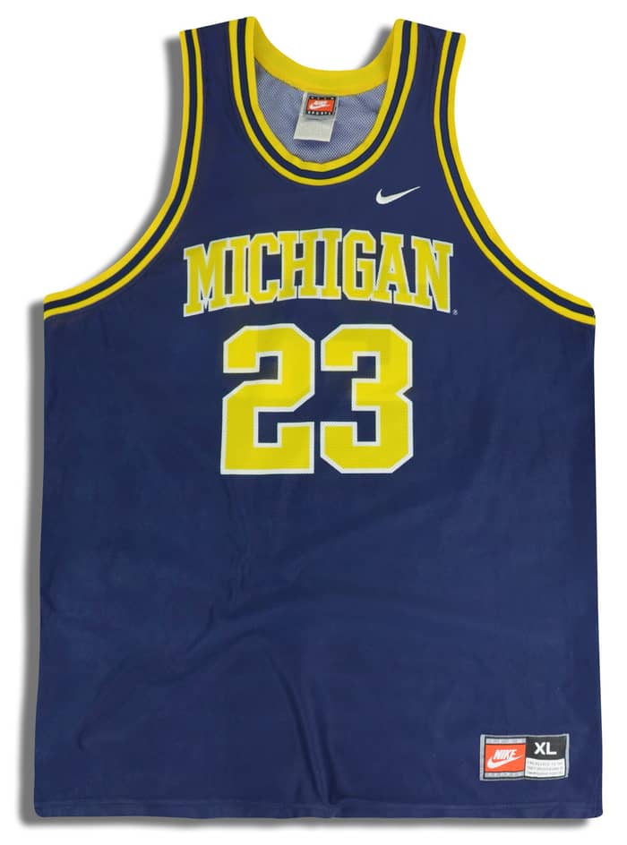 1994-98 Michigan Wolverines Taylor #23 Nike Jersey (Away) XL