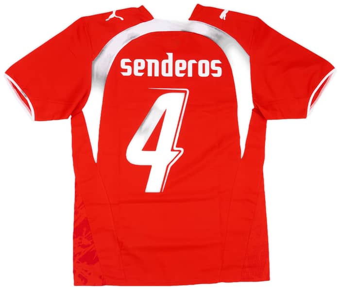 2006-08 Switzerland Home Shirt Senderos #4 - 9/10 - (S)
