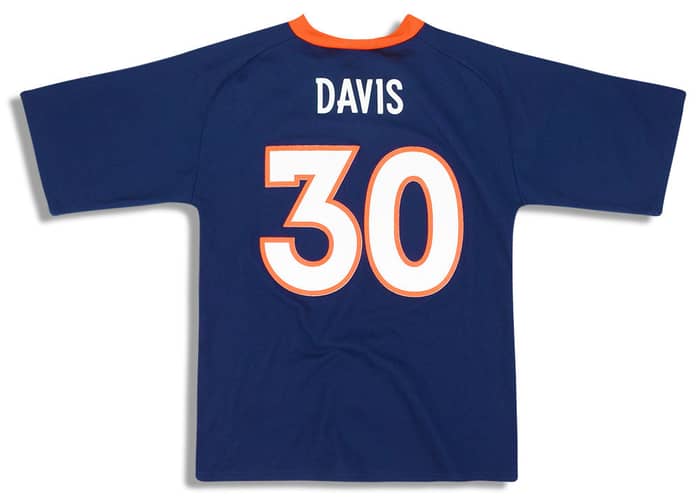1997-00 Denver Broncos Davis #30 Logo Athletic Jersey (Home) Y
