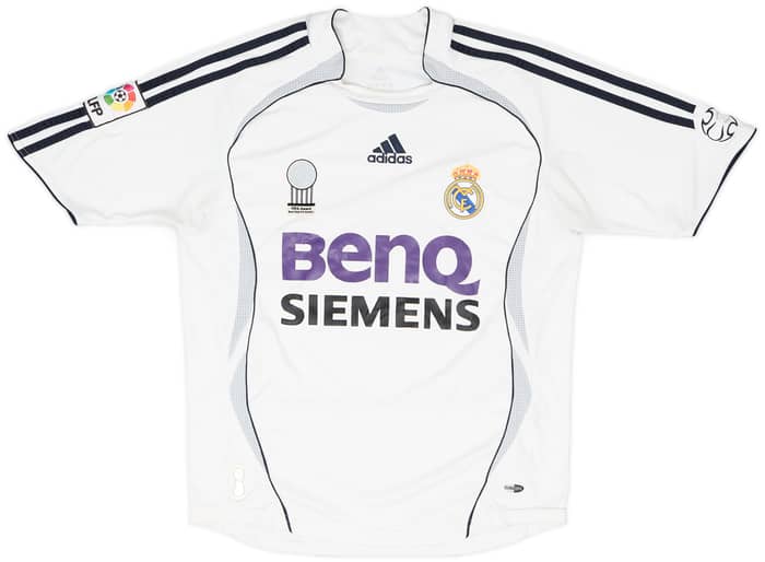 2006-07 Real Madrid Home Shirt - 6/10 - (L.Boys)