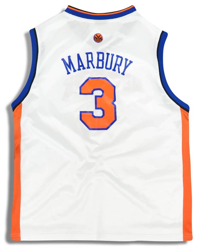 2004-06 New York Knicks Marbury #3 Reebok Jersey (Home) Y
