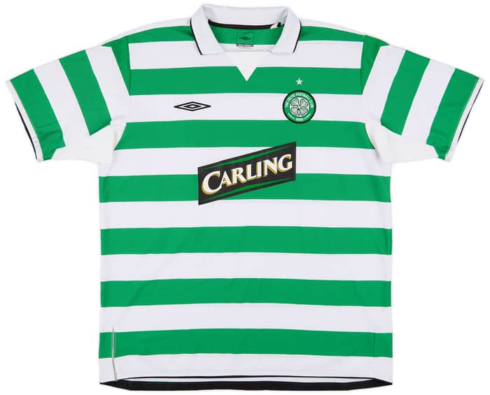 2004-05 Celtic Home Shirt Lennon #18 - 8/10 - (XXL)