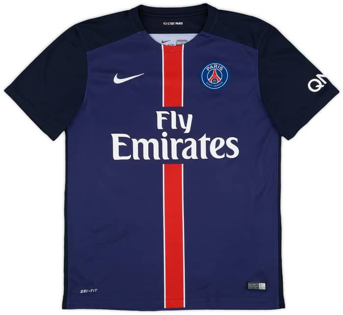 2014-15 Paris Saint-Germain Home Shirt Ibrahimovic #10 - 7/10 - (M)