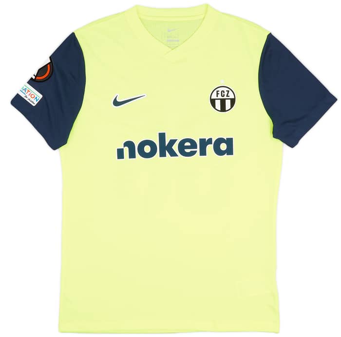 2022-23 FC Zurich Match Issue Europa League Away Shirt Sauter #35
