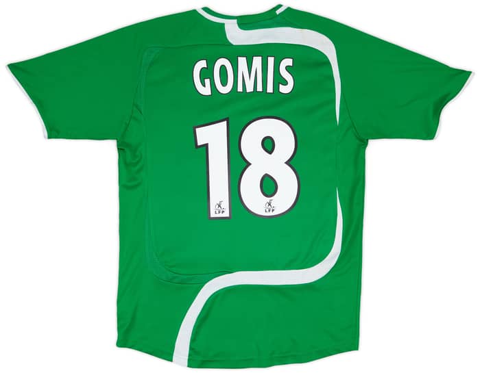 2007-08 Saint Etienne Home Shirt Gomis #18 - 8/10 - (M)