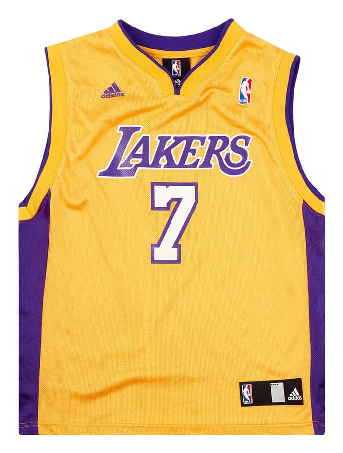 2006-10 LA Lakers Odom #7 adidas Jersey (Home) Y