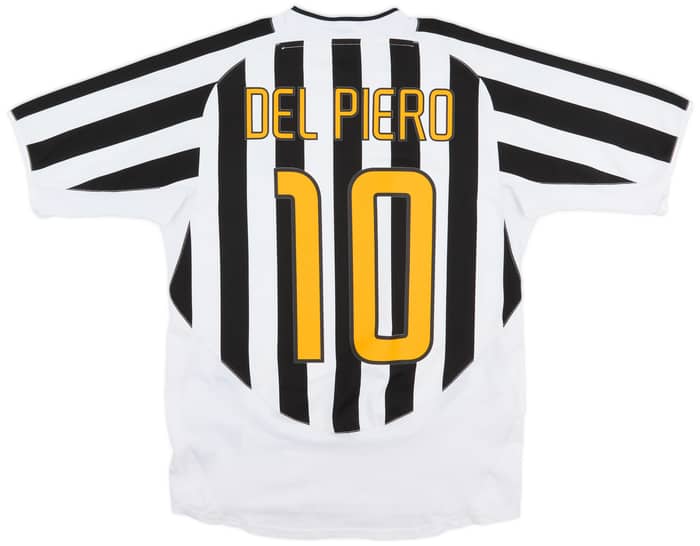 2003-04 Juventus Home Shirt Del Piero #10 - 7/10 - (M)