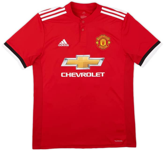 2017-18 Manchester United Home Shirt Shaw #23 - 8/10 - (M)