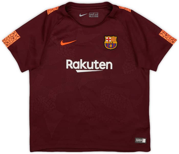 2017-18 Barcelona Third Shirt - 9/10 - (6-7 Years)