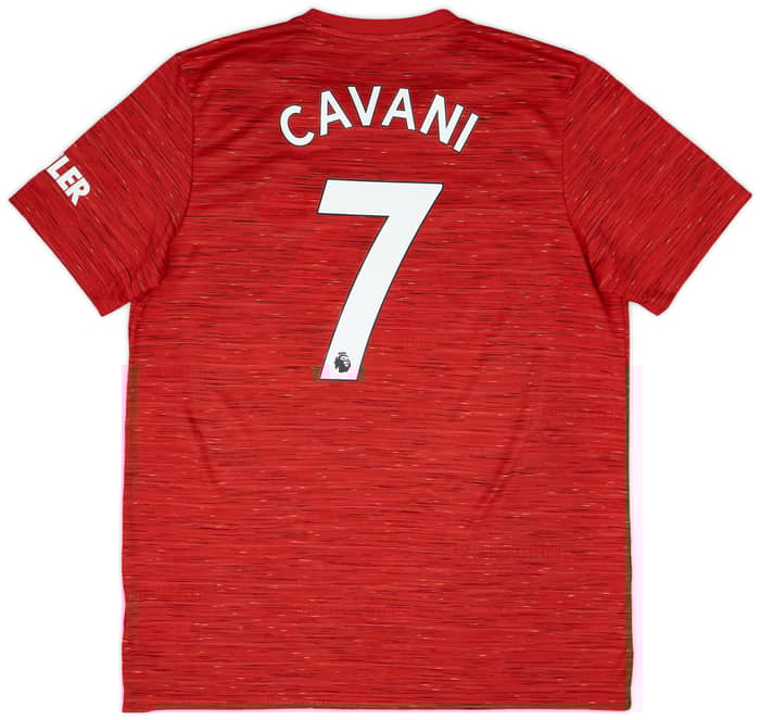 2020-21 Manchester United Home Shirt Cavani #7 - 8/10 - (XL)