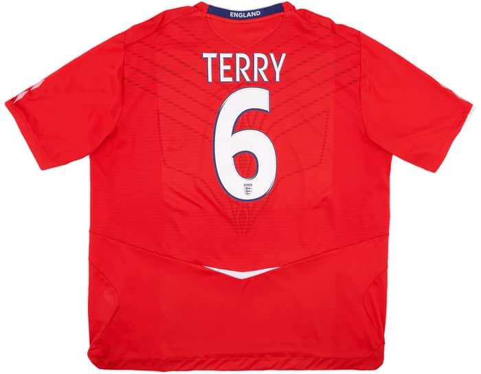 2008-10 England Away Shirt Terry #6 - 8/10 - (XXL)