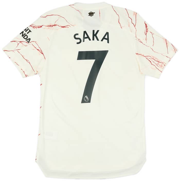 2020-21 Arsenal Player Issue Away Shirt Saka #7 - 6/10 - (S)