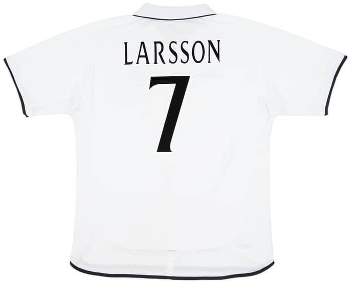2001-02 Celtic Away Shirt Larsson #7 - 5/10 - (XXL)
