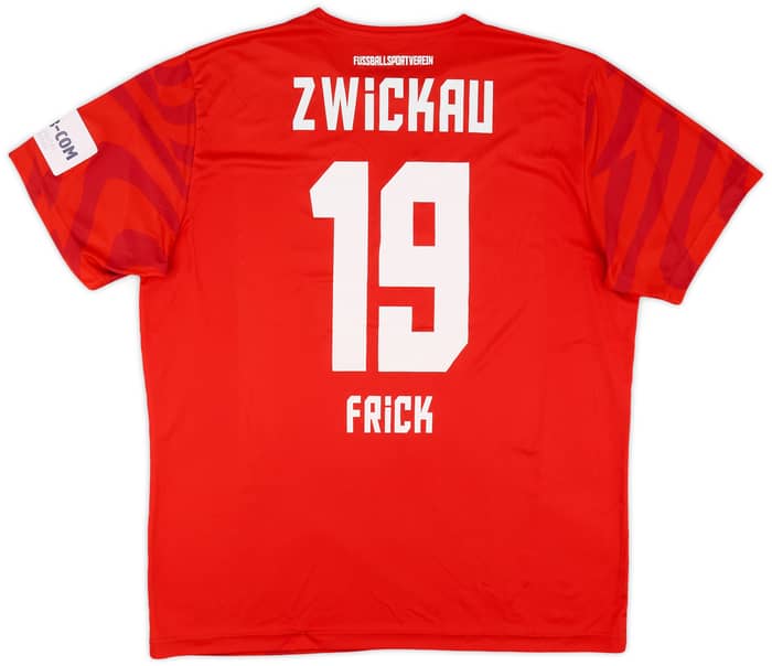 2019-20 FSV Zwickau Home Shirt Frick #19 - 9/10 - (XXL)