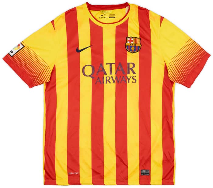 2013-15 Barcelona Away Shirt Messi #10 - 5/10 - (L)