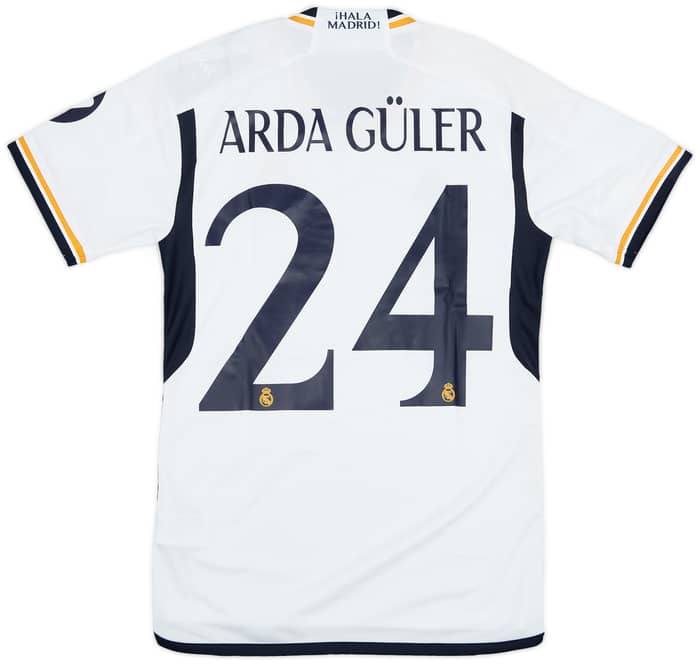 2023-24 Real Madrid Home Shirt Arda Guler #24 (S)