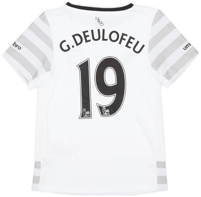 2015-16 Everton Away Shirt G. Deulofeu #19 - 9/10 - (XS.Boys)